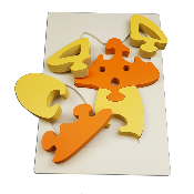 Puzzle 3D éducatif et ludique Piou "le renard"